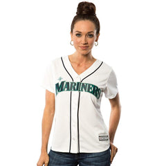 Seattle Mariners Majestic Women's Cool Base Jersey - White 2019