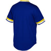 Image of Seattle Mariners Mitchell &amp; Ness Youth Cooperstown Collection Mesh Wordmark V-Neck Jersey – Royal 2019