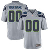 Image of Seattle Seahawks Custom Alternate Game Jersey - Gray 2019