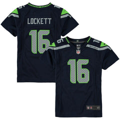 Seattle Seahawks Seattle Seahawks Girls Youth Game Jersey - College Navy 2019