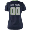 Image of Seattle Seahawks Women's Custom Game Jersey - College Navy 2019