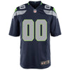 Image of Seattle Seahawks Youth Custom Game Jersey - College Navy 2019