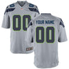 Image of Seattle Seahawks Youth Game Custom Jersey – Gray 2019