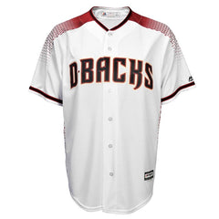 Arizona Diamondbacks Majestic Official Cool Base Jersey - White/Sedona Red 2019