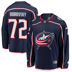 Sergei Bobrovsky Columbus Blue Jackets Breakaway Player Jersey - Navy 2019