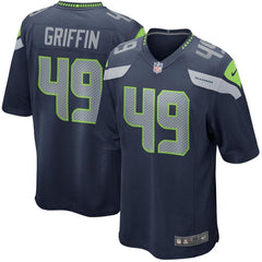 Shaquem Griffin Seattle Seahawks Game Jersey – Navy 2019