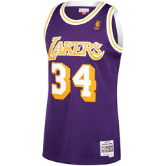 Shaquille O'Neal Los Angeles Lakers Mitchell & Ness 1996-97 Hardwood Classics Swingman Jersey – Purple 2019