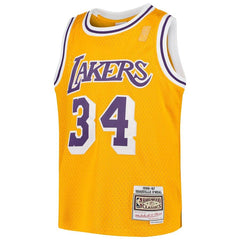 Shaquille O'Neal Los Angeles Lakers Mitchell & Ness Youth Swingman Throwback Jersey – Gold 2019