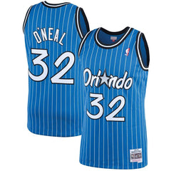 Shaquille O'Neal Orlando Magic Mitchell &amp; Ness 1994-95 Hardwood Classics Swingman Jersey – Blue 2019