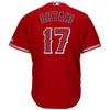 Image of Shohei Ohtani Los Angeles Angels Majestic Alternate Official Cool Base Replica Player Jersey - Scarlet 2019