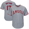 Image of Shohei Ohtani Los Angeles Angels Majestic Cool Base Player Jersey – Gray 2019