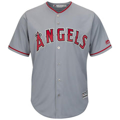 Shohei Ohtani Los Angeles Angels Majestic Cool Base Player Jersey – Gray 2019