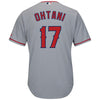 Image of Shohei Ohtani Los Angeles Angels Majestic Cool Base Player Jersey – Gray 2019