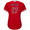 Image of Shohei Ohtani Los Angeles Angels Majestic Women's Cool Base Player Jersey – Scarlet 2019