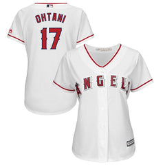 Shohei Ohtani Los Angeles Angels Majestic Women's Cool Base Player Jersey – White 2019