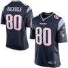 Image of Danny Amendola New England Patriots Game Jersey - Navy Blue/Silver 2019