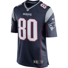 Danny Amendola New England Patriots Game Jersey - Navy Blue/Silver 2019