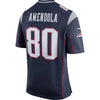 Image of Danny Amendola New England Patriots Game Jersey - Navy Blue/Silver 2019