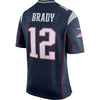 Image of Tom Brady New England Patriots Game Jersey - Navy Blue/Silver 2019