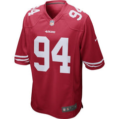 Solomon Thomas San Francisco 49ers Game Jersey - Scarlet 2019