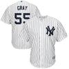 Image of Sonny Gray New York Yankees Majestic Cool Base Player Jersey - White 2019