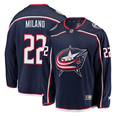 Sonny Milano Columbus Blue Jackets Breakaway Jersey – Navy 2019