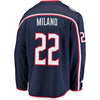 Image of Sonny Milano Columbus Blue Jackets Breakaway Jersey – Navy 2019