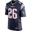 Image of Sony Michel New England Patriots Game Jersey – Navy 2019