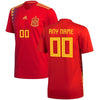 Image of Spain National Team Home Replica Custom Jersey - Red 2019