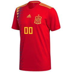 Spain National Team Home Replica Custom Jersey - Red 2019