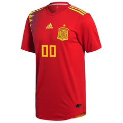 Spain National Team World Cup Home Custom Jersey – Red 2019