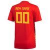 Image of Spain National Team Youth Home Replica Custom Jersey - Red 2019