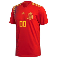 Spain National Team Youth Home Replica Custom Jersey - Red 2019