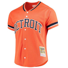 Sparky Anderson Detroit Tigers Mitchell & Ness Fashion Cooperstown Collection Mesh Batting Practice Jersey - Orange 2019