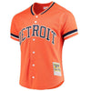 Image of Sparky Anderson Detroit Tigers Mitchell &amp; Ness Fashion Cooperstown Collection Mesh Batting Practice Jersey - Orange 2019