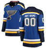 Image of St. Louis Blues Women's Home Breakaway Custom Jersey - Blue 2019