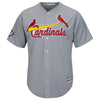 Image of St. Louis Cardinals Majestic 2019 Jackie Robinson Day Official Cool Base Jersey – Gray 2019