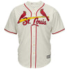 Image of St. Louis Cardinals Majestic Alternate Official Cool Base Player Replica Jersey - Cream 2019