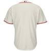 Image of St. Louis Cardinals Majestic Official Cool Base Jersey - Cream 2019