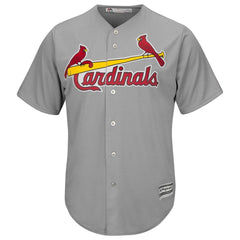 St. Louis Cardinals Majestic Official Cool Base Jersey - Gray 2019