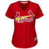 Image of St. Louis Cardinals Majestic Women's Cool Base Alternate Jersey - Scarlet 2019