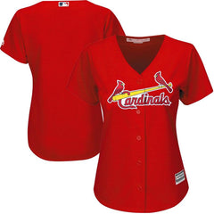 St. Louis Cardinals Majestic Women's Cool Base Jersey - Scarlet 2019