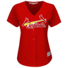 Image of St. Louis Cardinals Majestic Women's Cool Base Player Jersey - Red 2019