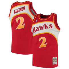 Stacey Augmon Atlanta Hawks Mitchell &amp; Ness 1991-92 Hardwood Classics Swingman Jersey – Red 2019