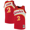 Image of Stacey Augmon Atlanta Hawks Mitchell &amp; Ness 1991-92 Hardwood Classics Swingman Jersey – Red 2019