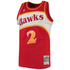 Image of Stacey Augmon Atlanta Hawks Mitchell &amp; Ness 1991-92 Hardwood Classics Swingman Jersey – Red 2019