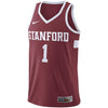 Image of Stanford Cardinal College Replica Basketball Jersey – Cardinal 2019