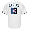 Image of Starlin Castro Miami Marlins Majestic Home 2019 Cool Base Player Jersey – White 2019