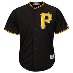 Starling Marte Pittsburgh Pirates Majestic Alternate Official Cool Base Player Replica Jersey - Black 2019