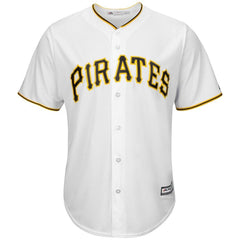 Starling Marte Pittsburgh Pirates Majestic Cool Base Player Jersey - White 2019